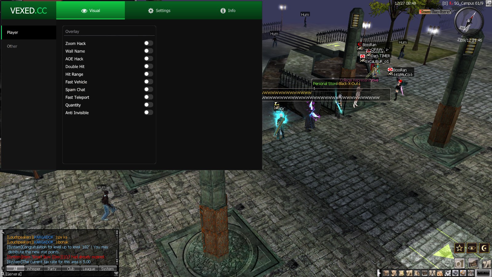 โปร BossRan (Private Server) Cheat V1