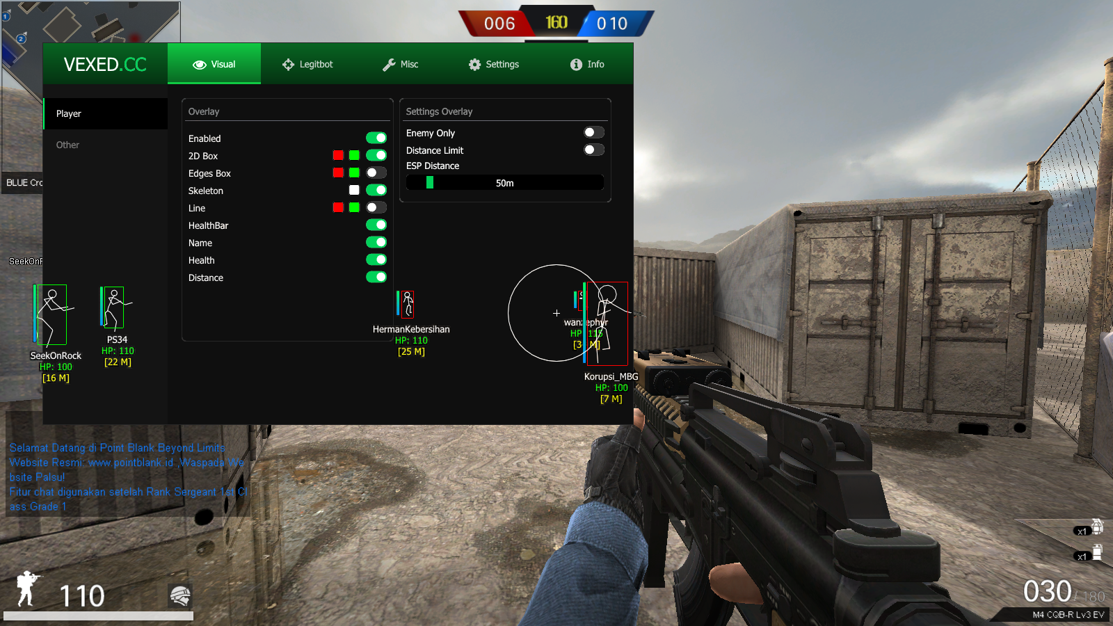 โปร Point Blank Zepetto Indonesia Cheat V1