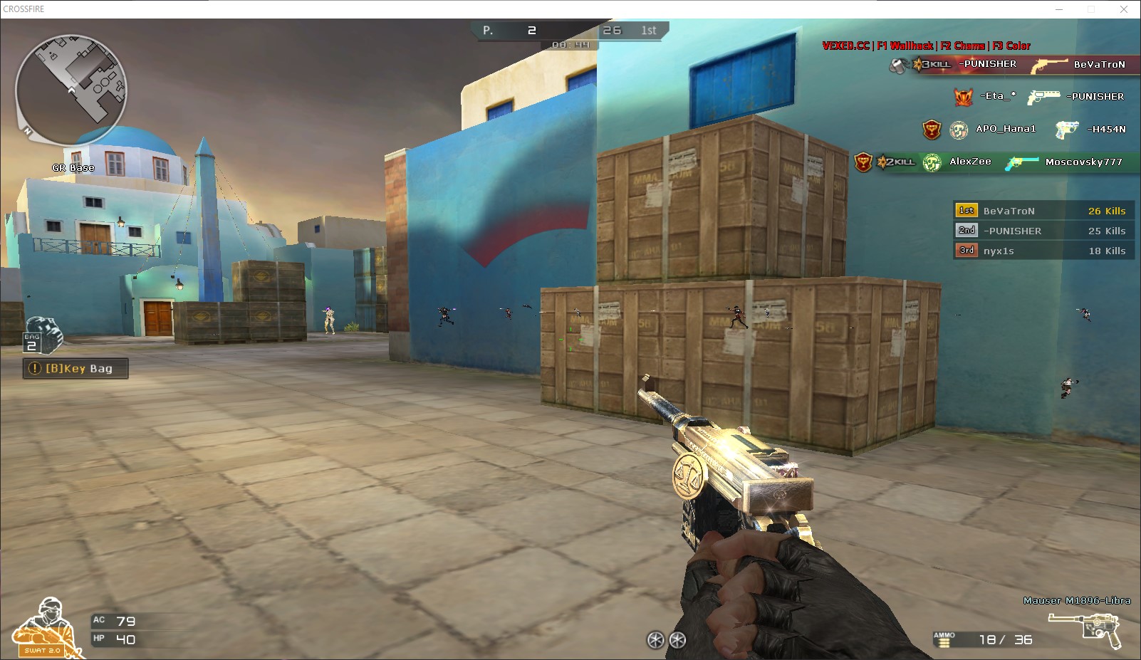 โปร Crossfire West Wallhack Cheat V1