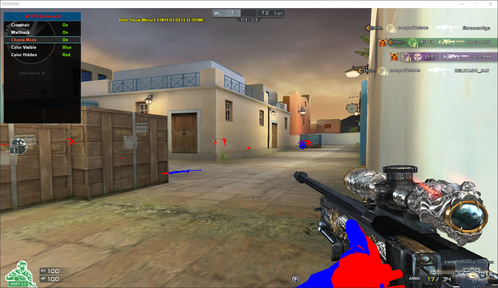 โปร Crossfire PH Wallhack Cheat V2